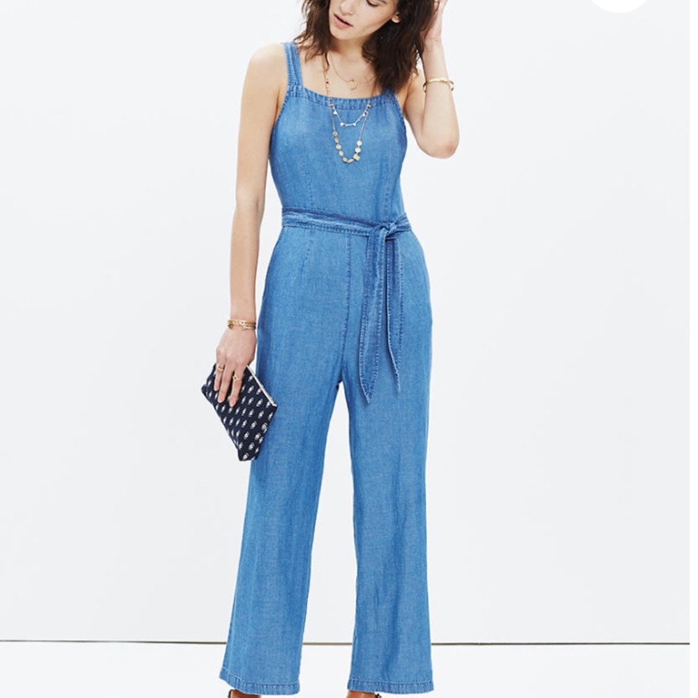 Madewell Chambray Muralist Jumpsuit - Picture 1 of 9